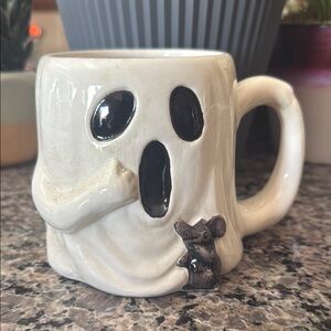 Blue Sky Ghost Ceramic Mug